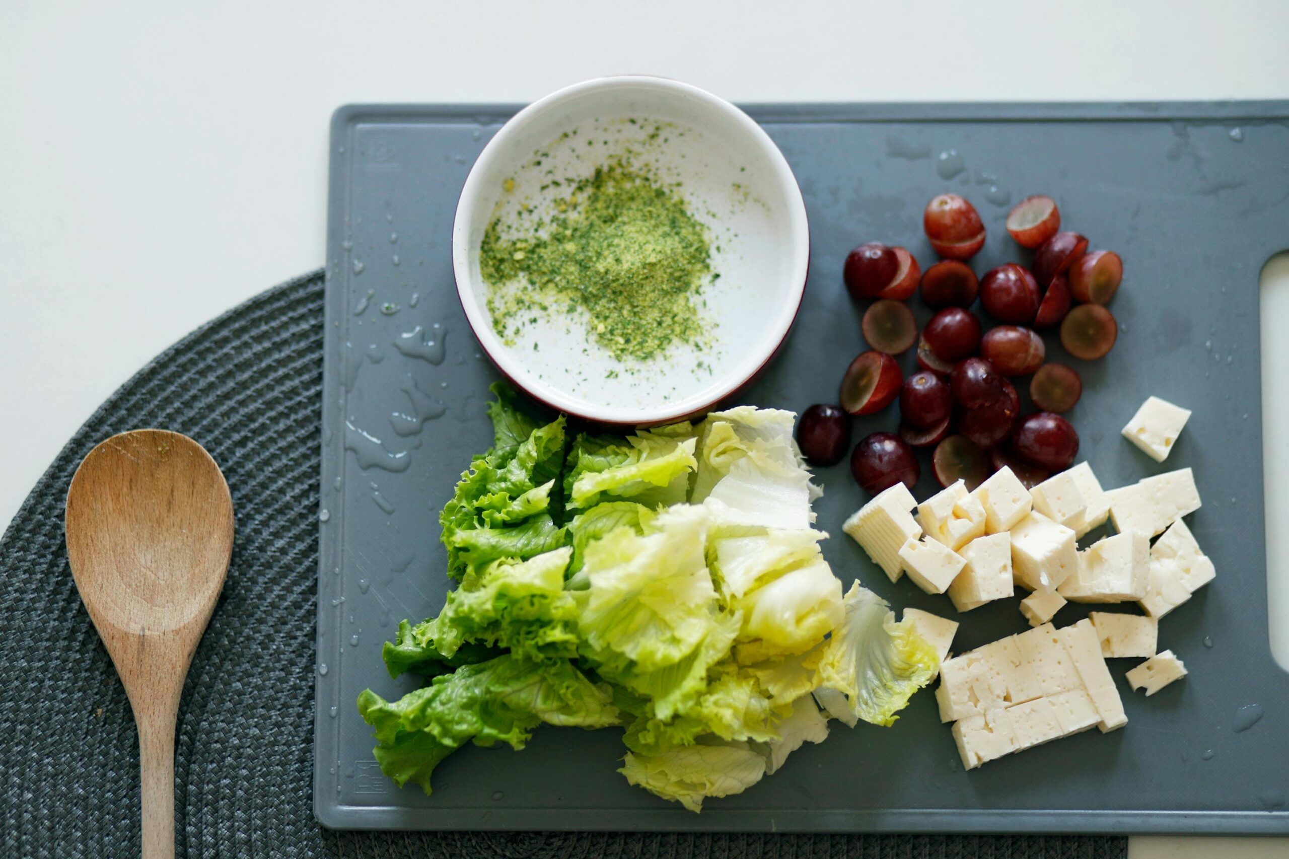 Reis-Salat mit Tofu