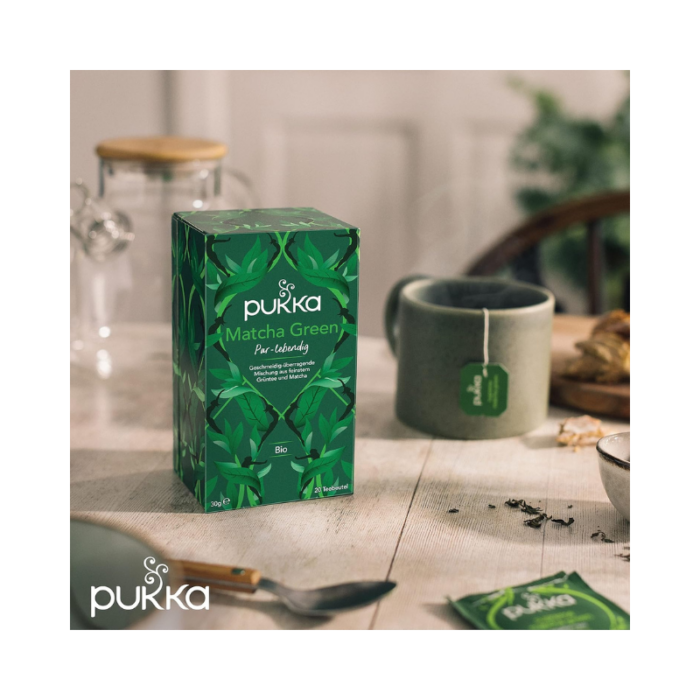 Pukka Tee Set, Bio-Grüntee Matcha Green, Grüner Tee, Matcha